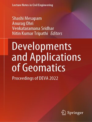 cover image of Developments and Applications of Geomatics